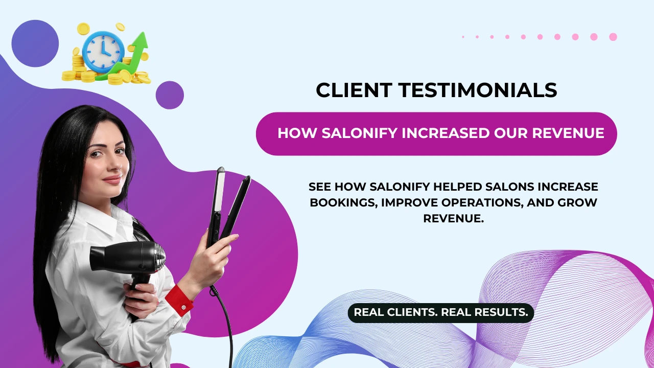 Salon owners sharing their Salonify experience